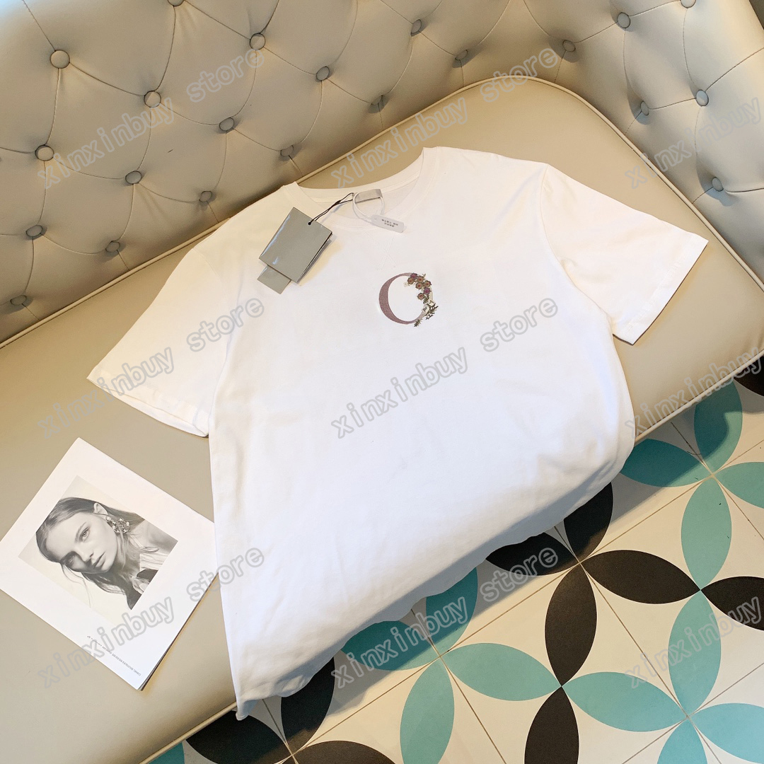 22ss Men Women Designers T-Shirts tee Flower embroidery Christian short sleeve Man Crew Neck paris Fashion Streetwear Black white green XS-L, Apricot
22ss Men Women Designers T-Shirts tee Flower embroidery Christian short sleeve Man Crew Neck paris Fashion Streetwear Black white green XS-L, Apricot