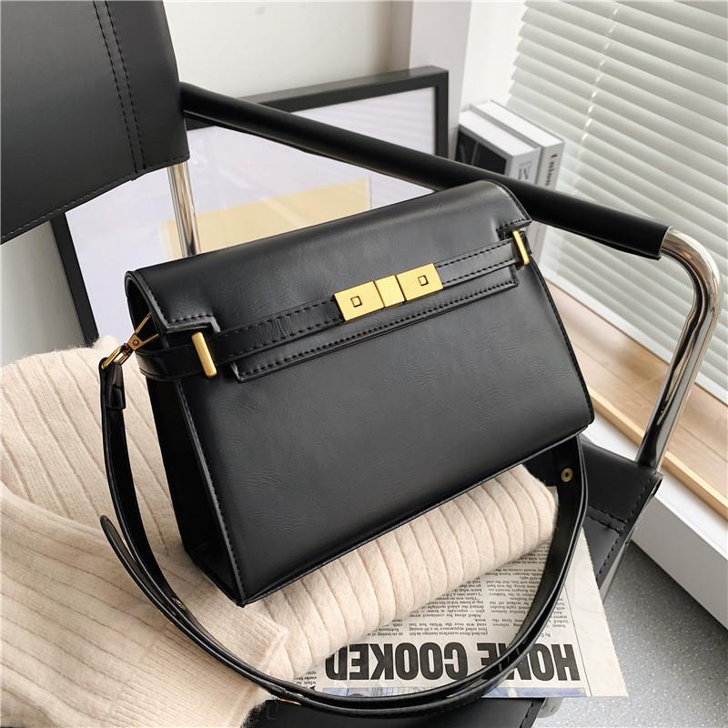 Poplar Bag Women's 2021 New Trendy Manhattan Women's Bag Leather 100 Postman Single Shoulder Pack Girl, Black
Poplar Bag Women's 2021 New Trendy Manhattan Women's Bag Leather 100 Postman Single Shoulder Pack Girl, Black