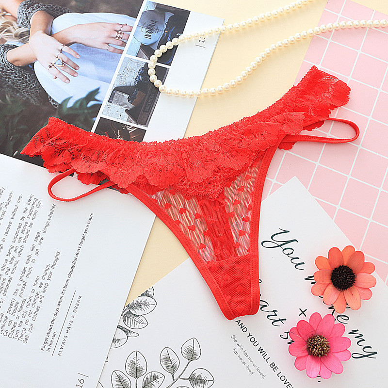 High quality women thongs and g strings 5pcs/lot women's low waist underwear panties ladies ultra thin panties 201112
