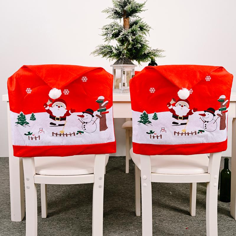 Christmas Chair Cover Cute Santa Claus Snowman Snowflake Dining Chair Back Covers Slipcovers for Home Party Decor
Christmas Chair Cover Cute Santa Claus Snowman Snowflake Dining Chair Back Covers Slipcovers for Home Party Decor