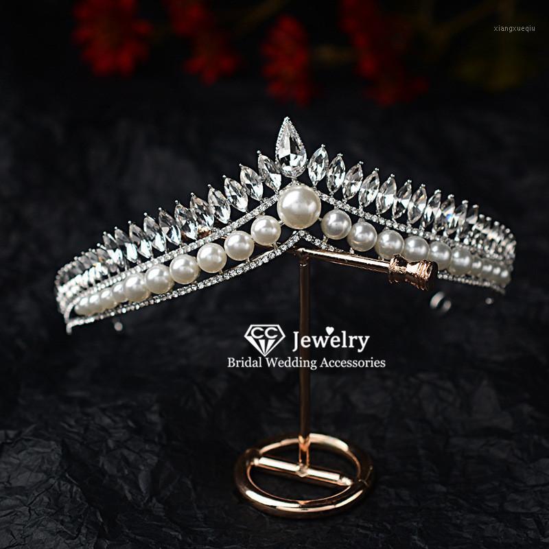 Wedding Crown Tiaras And Crowns Hairband Engagement Hair Accessories For Bride Girls Bridesmaids Pearl Fine Headdress HG1165 Clips & Barrett, Golden;silver 
Wedding Crown Tiaras And Crowns Hairband Engagement Hair Accessories For Bride Girls Bridesmaids Pearl Fine Headdress HG1165 Clips & Barrett, Golden;silver