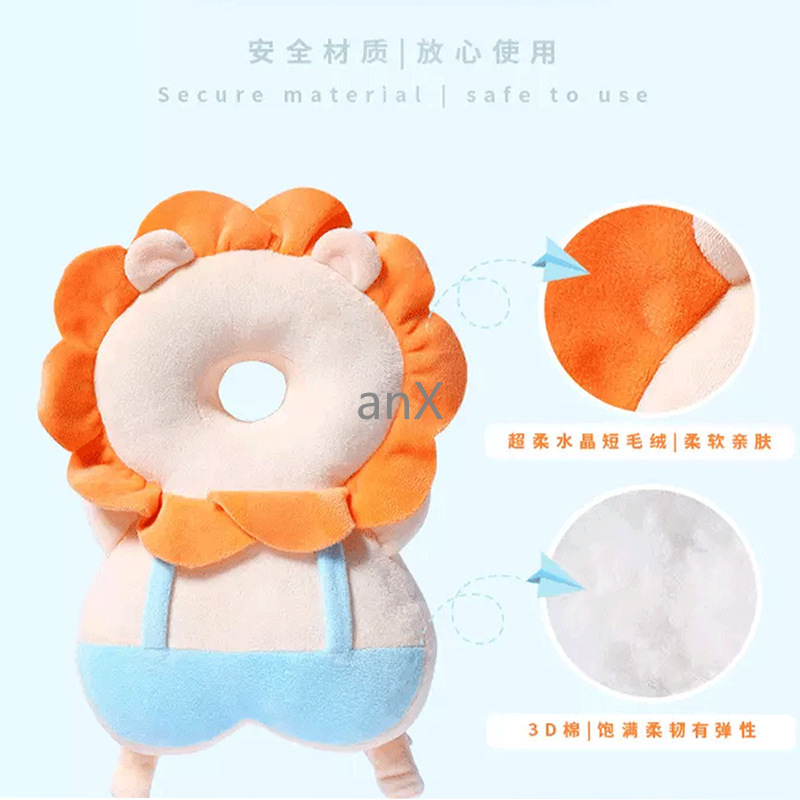 Toddler Headrest pillow cartoon modeling baby head protection neck baby head nusing drop resistance Backpack type helmet LJ201014