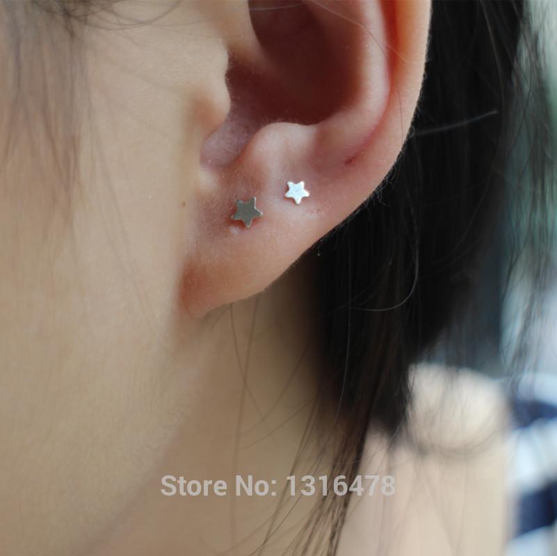 925 sterling silver earring simple five-pointed star moon small stud earring cute trend Personality match boy girl ear jewelry
925 sterling silver earring simple five-pointed star moon small stud earring cute trend Personality match boy girl ear jewelry