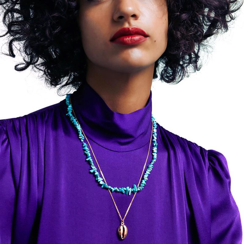 JUJIA 2020 multi-layer Red Natural Stone Beads Choker Necklace For Women Shell Pendant Gold Chain Long Necklace Collar Jewelry
JUJIA 2020 multi-layer Red Natural Stone Beads Choker Necklace For Women Shell Pendant Gold Chain Long Necklace Collar Jewelry