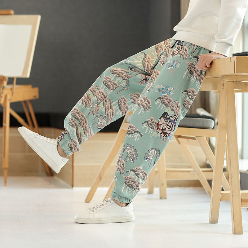2021 Men's Chinese Style Vintage Autumn Winter New Casual Oversize Graphic Printed Trousers Male Fashion Pants L6r2, Yellow
2021 Men's Chinese Style Vintage Autumn Winter New Casual Oversize Graphic Printed Trousers Male Fashion Pants L6r2, Yellow