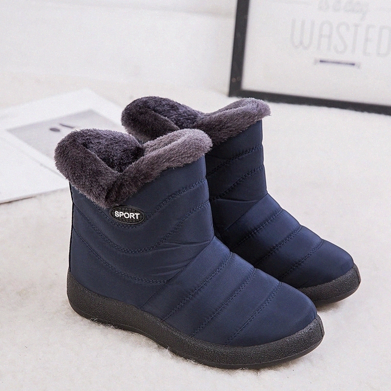 Winter Snow Boots 2020 New Ankle Boots for Women Shoes Waterproof Warm Plush Booties Female Winter Plus Size 35-44 #EF0Y, Black
Winter Snow Boots 2020 New Ankle Boots for Women Shoes Waterproof Warm Plush Booties Female Winter Plus Size 35-44 #EF0Y, Black