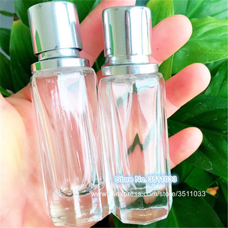 18ML Clear Glass Spray Perfume Bottle Transparent Portable Travel Refillable Cosmetics Empty Mini Bottle Silver Color Spray Head
18ML Clear Glass Spray Perfume Bottle Transparent Portable Travel Refillable Cosmetics Empty Mini Bottle Silver Color Spray Head