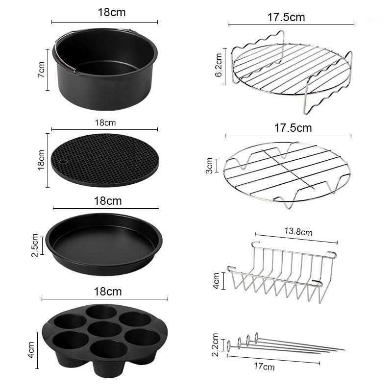 Air Fryer Accessories 7 Inch for Gowise Cozyna and Secura, Set of 8, Fit all Airfryer electric fryer 5.3QT to 5.8QT1
Air Fryer Accessories 7 Inch for Gowise Cozyna and Secura, Set of 8, Fit all Airfryer electric fryer 5.3QT to 5.8QT1