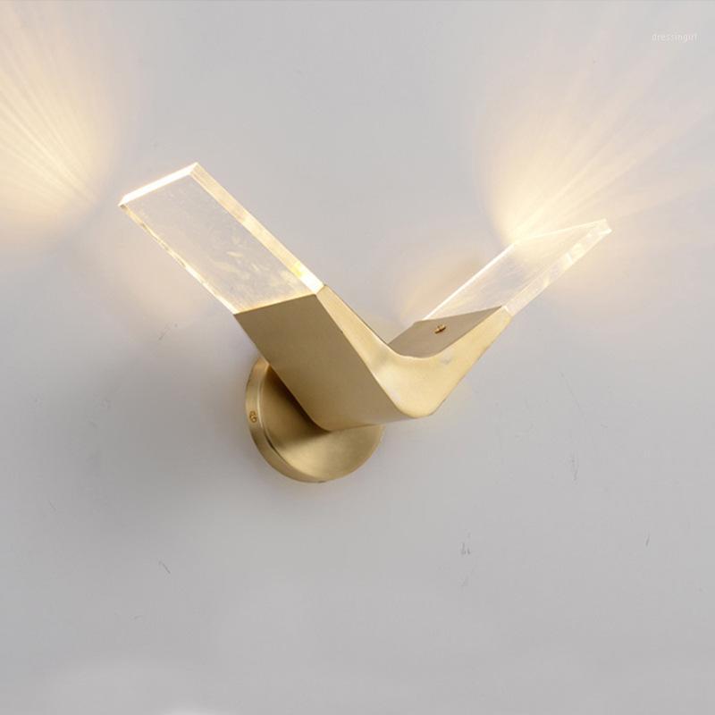Nordic Light wall lamp all copper bedroom bedside lamp atmospheric corridor b22051
Nordic Light wall lamp all copper bedroom bedside lamp atmospheric corridor b22051