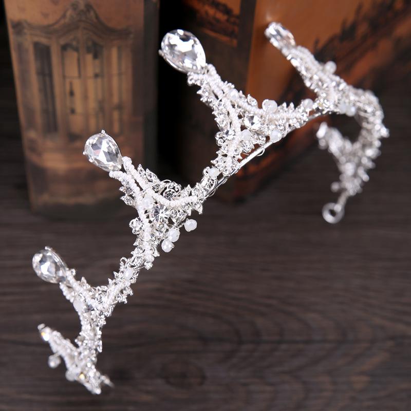 2021 New Crown Princess Bride Silver Color Headdress Baroque Luxury Wedding Accessories Crown Ornament Tiaras
2021 New Crown Princess Bride Silver Color Headdress Baroque Luxury Wedding Accessories Crown Ornament Tiaras