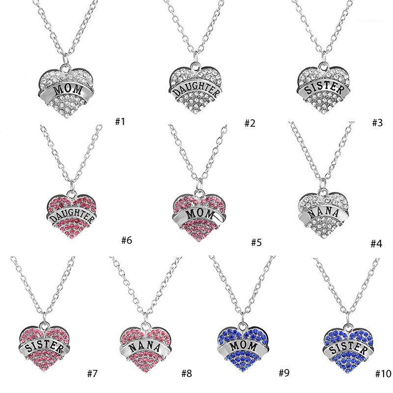 Wholesale-suspension bijouterie Women's Necklaces Jewelry charms1 PCS Heart Crystal Rhinestone MUM DAUGHTER SISTER NANA Pendant Necklace1
Wholesale-suspension bijouterie Women's Necklaces Jewelry charms1 PCS Heart Crystal Rhinestone MUM DAUGHTER SISTER NANA Pendant Necklace1