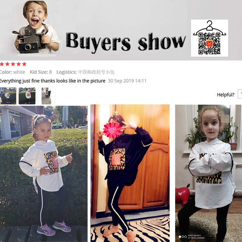 HH Kids Clothes Girls Autumn Spring Clothing Sets Long Sleeve Cotton Tops +Pants Tracksuit Boutique Children's Clothes Outfit LJ200916