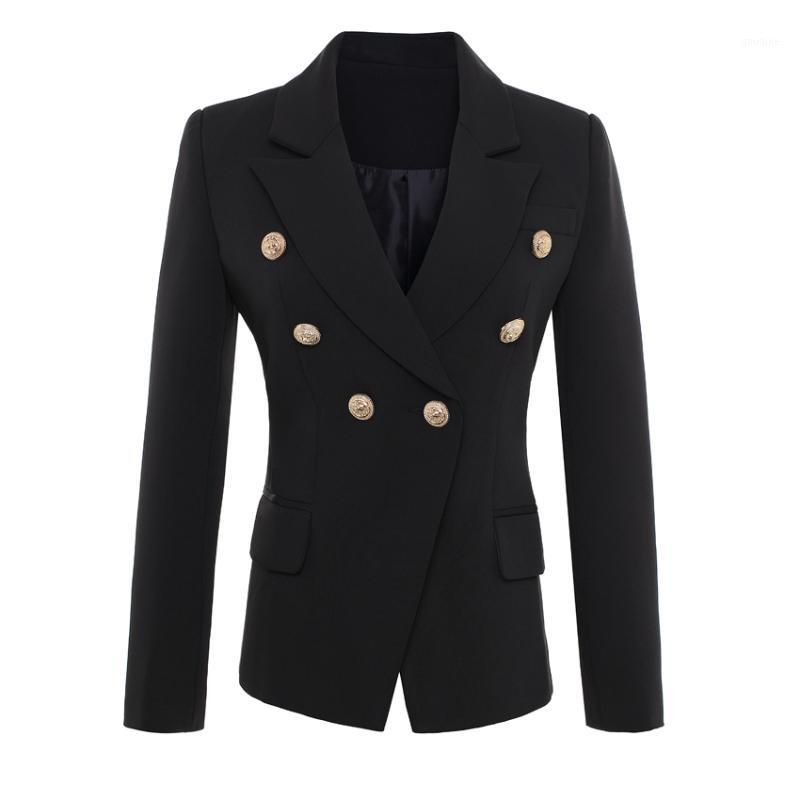 HIGH QUALITY New Fashion 2017 Runway Style Women' Gold Buttons Double Breasted Blazer Outerwear size -XXL1, White
HIGH QUALITY New Fashion 2017 Runway Style Women' Gold Buttons Double Breasted Blazer Outerwear size -XXL1, White