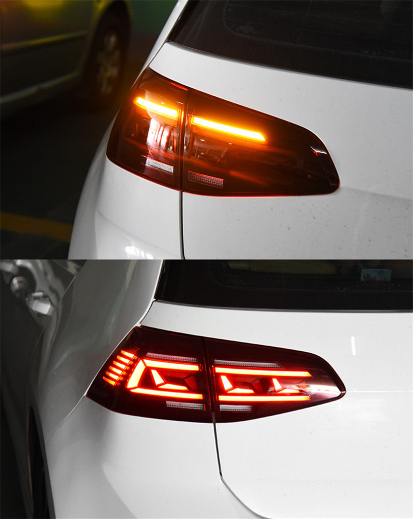 Automotive DRL lamp For VW Golf 7 LED Turn Signal tail light 2013-20 Golf 7.5 Rear Brake Reversing Lights