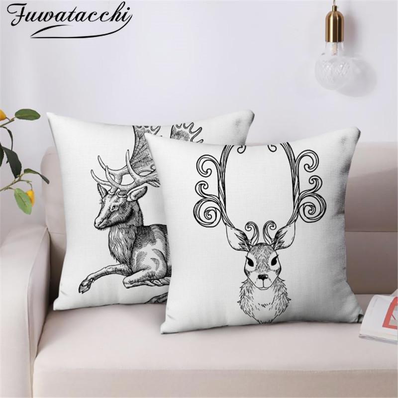 Christmas Elk Printed Animals Cushion Cover Home Decor Deer Photo Pillow Covers for Home Sofa Chair Decor Pillowcases 45x45cm, Pcfs000101tps
Christmas Elk Printed Animals Cushion Cover Home Decor Deer Photo Pillow Covers for Home Sofa Chair Decor Pillowcases 45x45cm, Pcfs000101tps