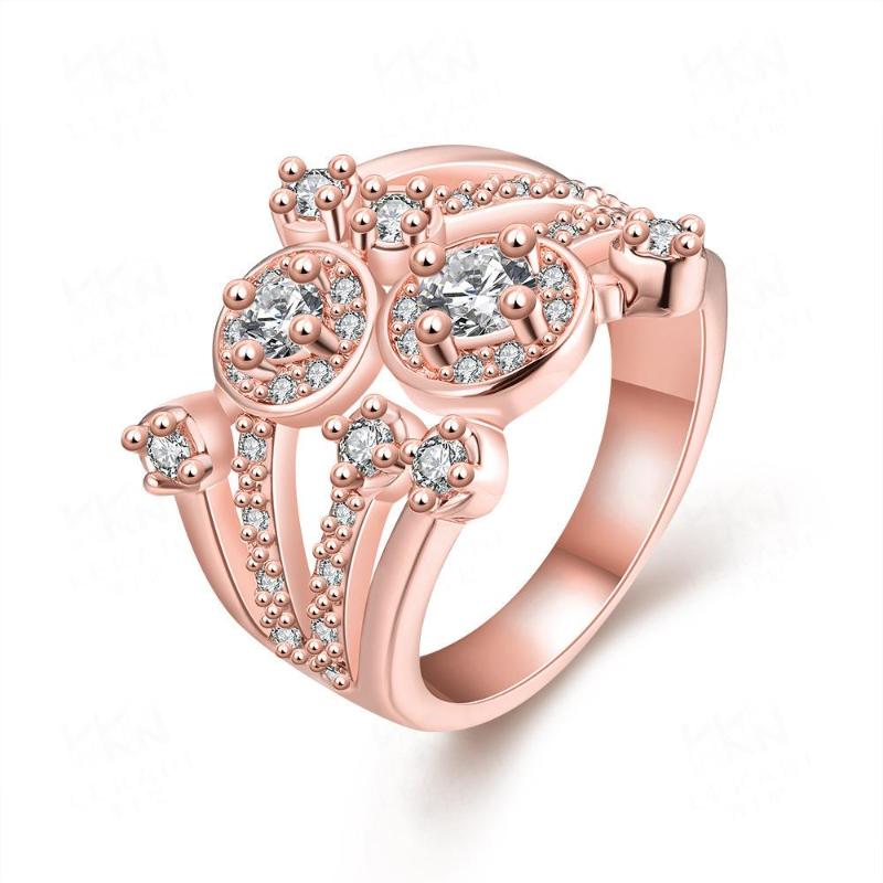 High Quality Simple Ring Fashion Rose Gold Ring Women's Exclusive Couple Wedding Birthstone Bague Etoile Jewelry Big
High Quality Simple Ring Fashion Rose Gold Ring Women's Exclusive Couple Wedding Birthstone Bague Etoile Jewelry Big