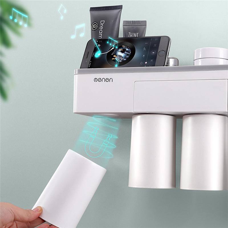 Bathroom Decoration Accessories Wall Paste Mounted Toothbrush Holder Inverted Magnetic Suction Rack Bathroom Set Dropship XNC
Bathroom Decoration Accessories Wall Paste Mounted Toothbrush Holder Inverted Magnetic Suction Rack Bathroom Set Dropship XNC