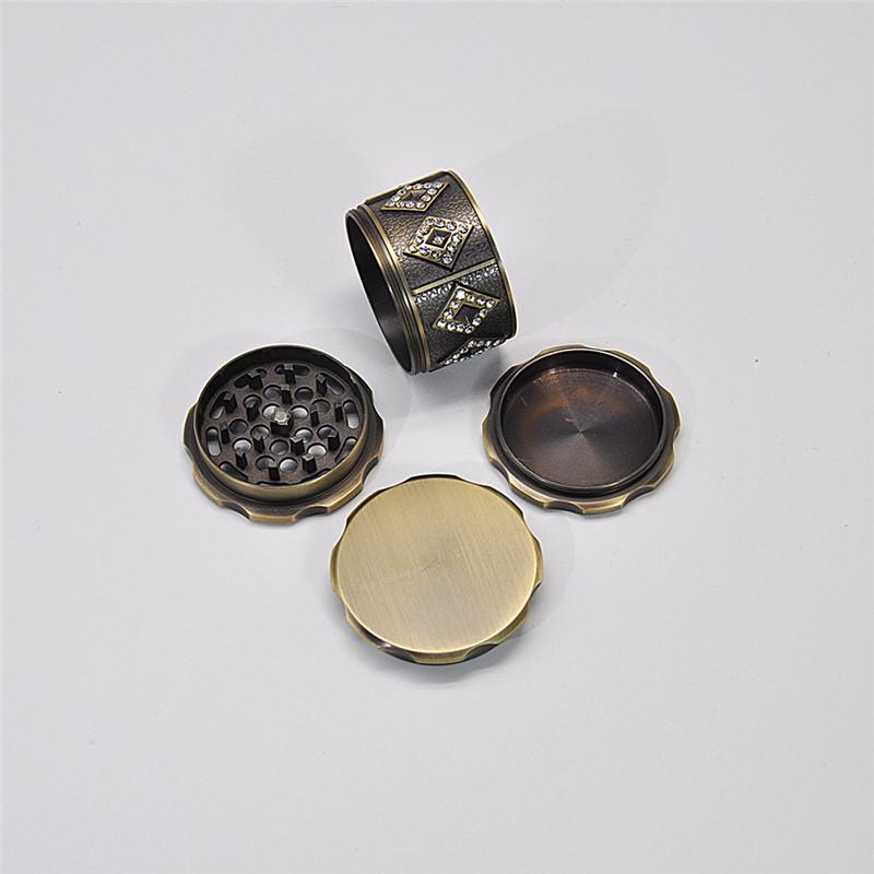 Herb Grinder with 4 layers golden colors 59mm Aluminum alloy grinder Crusher Smasher tobacco herb grinders smoking accessories
Herb Grinder with 4 layers golden colors 59mm Aluminum alloy grinder Crusher Smasher tobacco herb grinders smoking accessories