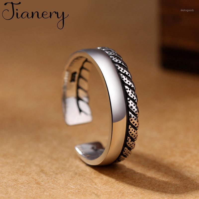 Personality Retro Jewelry Double Row High Polish Twist Rope Thai Silver Color Rings Opening Ring1
Personality Retro Jewelry Double Row High Polish Twist Rope Thai Silver Color Rings Opening Ring1