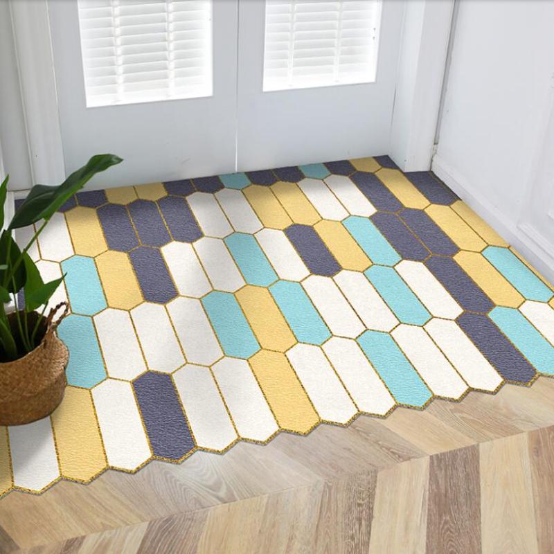 European-style Household PVC Antifouling Door Mat Bathroom Non-Slip Mat Can Cut Foot Pad Living Room Carpet Kitchen Floor Carpet
European-style Household PVC Antifouling Door Mat Bathroom Non-Slip Mat Can Cut Foot Pad Living Room Carpet Kitchen Floor Carpet