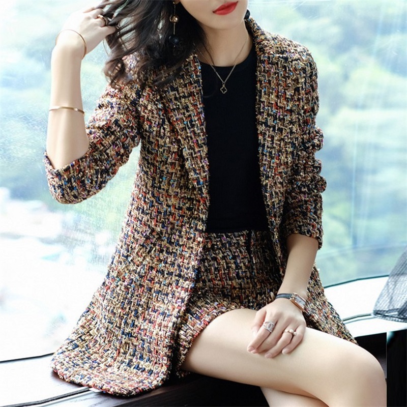 Europe the United States tender spring autumn and winter fashion ladies of new temperament jacket plaid shorts two-piece suit 9TEU, Picture color
Europe the United States tender spring autumn and winter fashion ladies of new temperament jacket plaid shorts two-piece suit 9TEU, Picture color