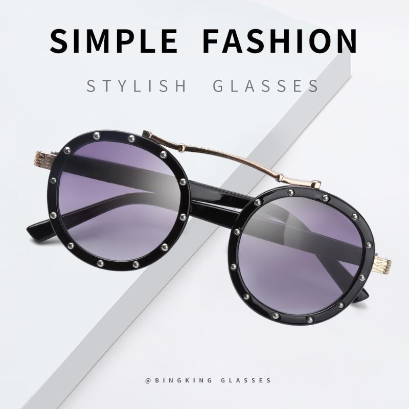 Kids Sunglasses Metal Nail Decor Safety Vintage Frame Boys Girls Baby Infant Fashion Outdoor UV400 Eyewear Child Shades1
Kids Sunglasses Metal Nail Decor Safety Vintage Frame Boys Girls Baby Infant Fashion Outdoor UV400 Eyewear Child Shades1