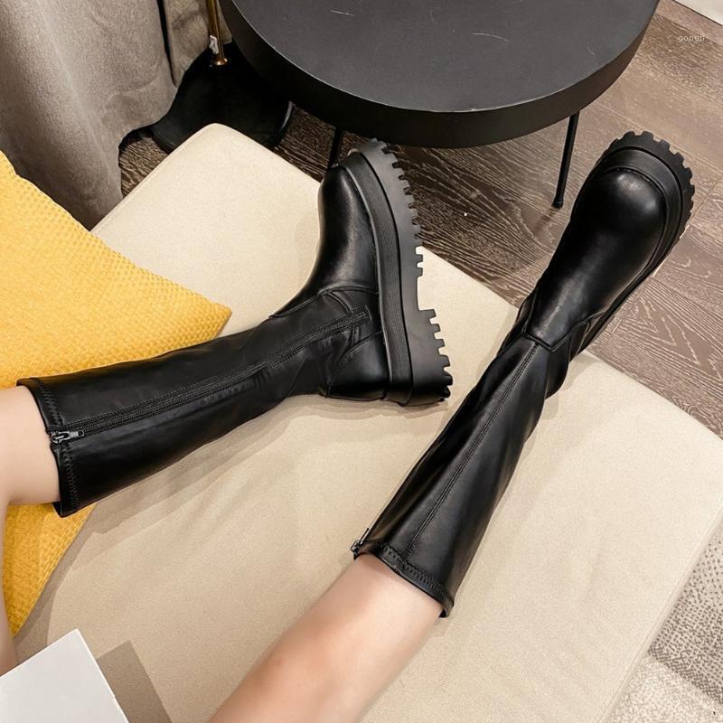 RIBETRINI Brand New Arrival Luxury Female Boots Design mid-calf Boots Women Cool High Platform Wedges Shoes Woman1, Black short
RIBETRINI Brand New Arrival Luxury Female Boots Design mid-calf Boots Women Cool High Platform Wedges Shoes Woman1, Black short