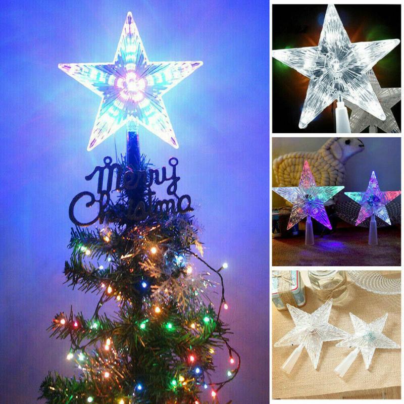 Treetop Star Christmas Star Lights Christmas Tree Topper 3D LED Top Lights Auto Flash Party Decorations for Home
Treetop Star Christmas Star Lights Christmas Tree Topper 3D LED Top Lights Auto Flash Party Decorations for Home