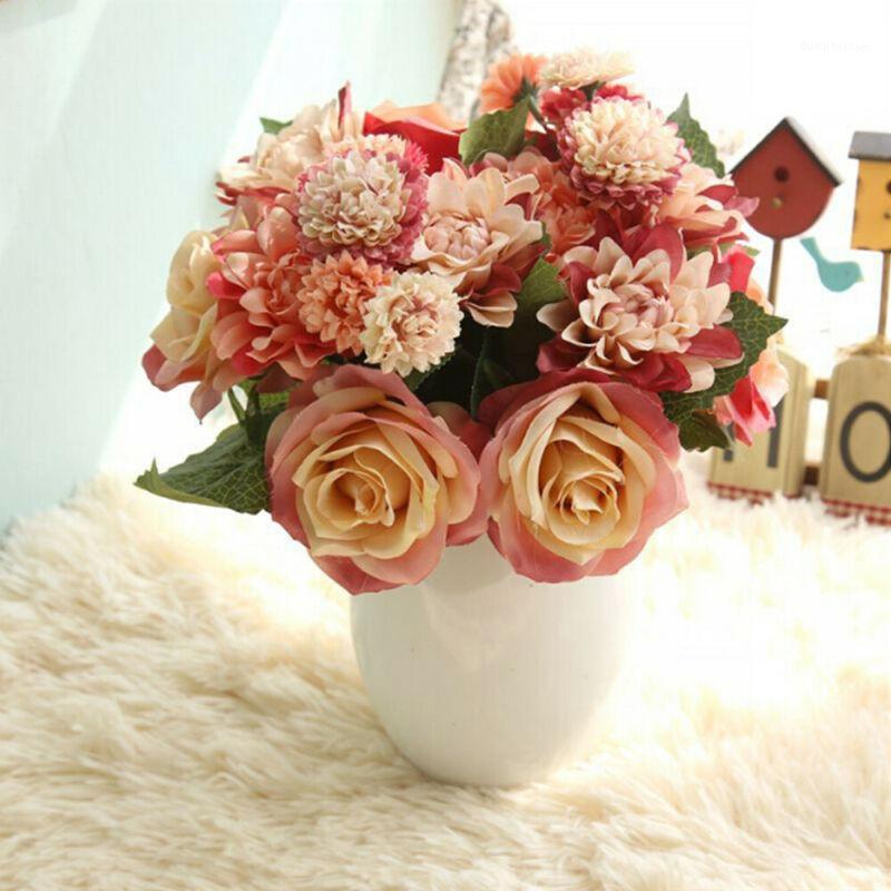 30cm Artificial Flower Dahlia Rose Bouquet Silk Wedding Party Home Decorations1, Blue
30cm Artificial Flower Dahlia Rose Bouquet Silk Wedding Party Home Decorations1, Blue
