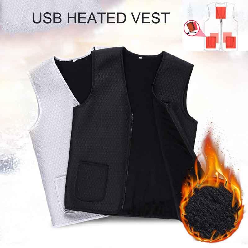 USB Smart Heating Vest Men Winter Outdoor Camping Hiking Washable Fleece Sleeveless Jackets Electric Heated Thermal Waistcoat, Black zone 5 heated
USB Smart Heating Vest Men Winter Outdoor Camping Hiking Washable Fleece Sleeveless Jackets Electric Heated Thermal Waistcoat, Black zone 5 heated