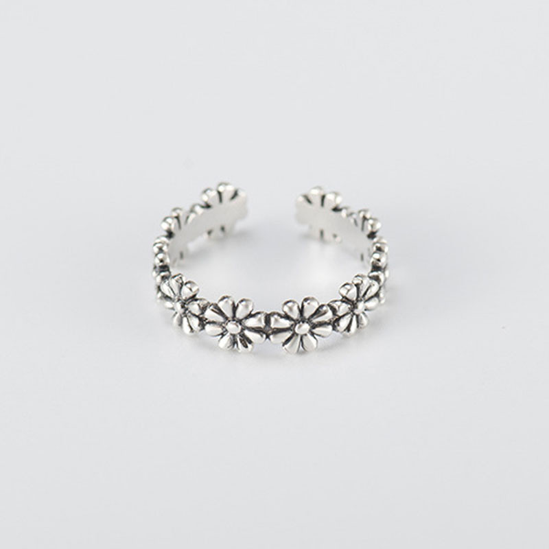 Real 925 Sterling Silver Flowers Finger Rings Dazzling Daisy Stackable Ring For Women Wedding Jewelry Drop Shipping YMR317
Real 925 Sterling Silver Flowers Finger Rings Dazzling Daisy Stackable Ring For Women Wedding Jewelry Drop Shipping YMR317