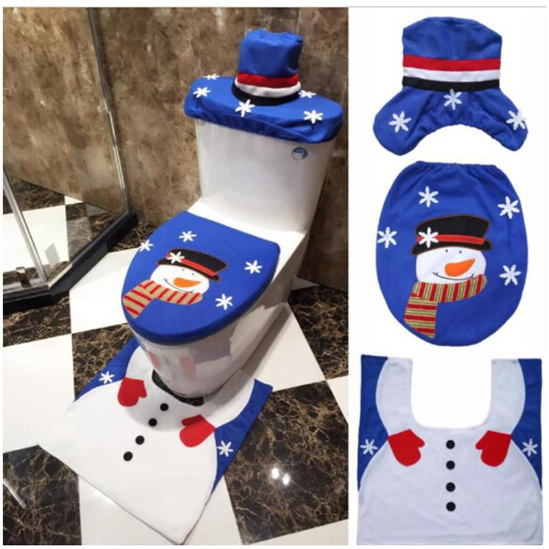 drop ship 3pc Christmas mat Bathroom Decor Xmas rug Blue Snowman Toilet Seat Cover and Rug Bathroom New Year Home Decorate Gift
drop ship 3pc Christmas mat Bathroom Decor Xmas rug Blue Snowman Toilet Seat Cover and Rug Bathroom New Year Home Decorate Gift