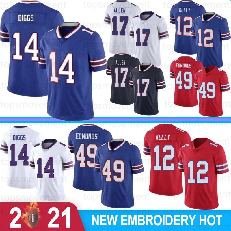 17 Josh Allen 14 Stefon Diggs Men Football Jersey BuffaloBills27 Tre'Davious White 49 Tremaine Edmunds 91 Oliver Jim Kelly, Men bier
17 Josh Allen 14 Stefon Diggs Men Football Jersey BuffaloBills27 Tre'Davious White 49 Tremaine Edmunds 91 Oliver Jim Kelly, Men bier