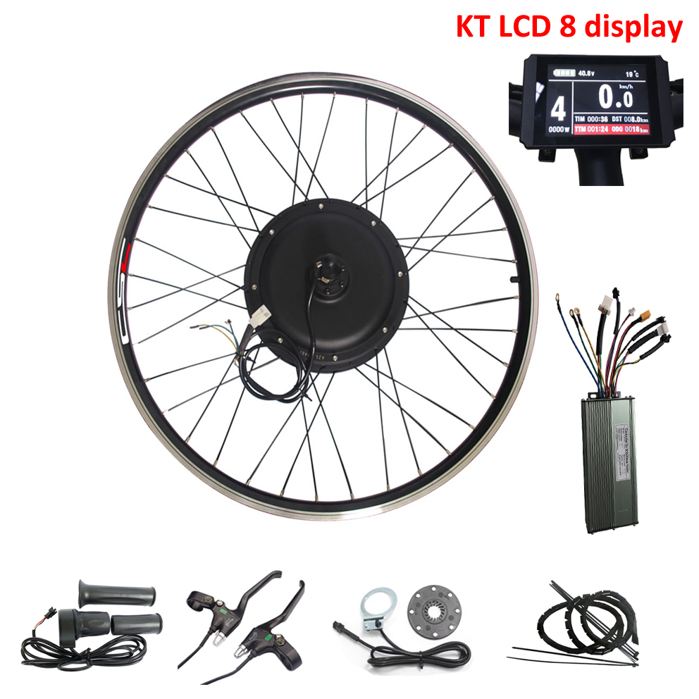 CSC 20-29 inch Electric bicycle Ebike Conversion Kit 48V 500W Brushless Gearless Hub Motor Wheel Kit ebicycle with KT LCD 8 display
CSC 20-29 inch Electric bicycle Ebike Conversion Kit 48V 500W Brushless Gearless Hub Motor Wheel Kit ebicycle with KT LCD 8 display