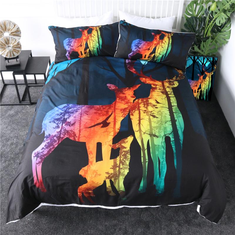 3d Elk Family Bedding Set,Bed Cover Set Cartoon Duvet Cover Set with Pillowcases,Adult Kids Home Bedroom Decor Bed, As pic
3d Elk Family Bedding Set,Bed Cover Set Cartoon Duvet Cover Set with Pillowcases,Adult Kids Home Bedroom Decor Bed, As pic