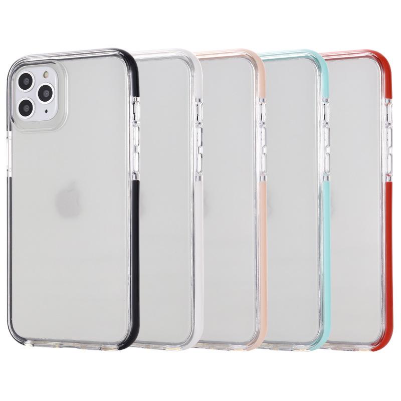 Phone Cases For iPhone 12 Pro Max Samsung Shockproof Bumper dual color Transparent Phone Case Clear Soft TPU Wrist strap stand Back Cover, White
Phone Cases For iPhone 12 Pro Max Samsung Shockproof Bumper dual color Transparent Phone Case Clear Soft TPU Wrist strap stand Back Cover, White