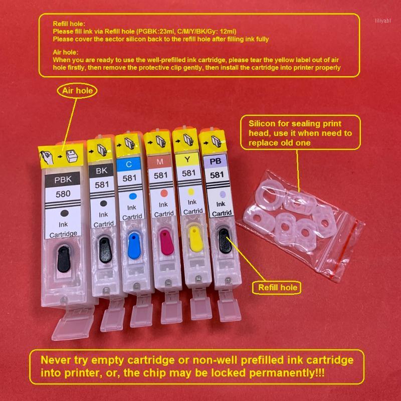 YOTAT Refillbale Ink Cartridge PGI580 PGI-580 CLI-581 For Canon PIXMA TR7550 TR8550 TS6150 TS6151 TS8150 TS8151 TS81521
YOTAT Refillbale Ink Cartridge PGI580 PGI-580 CLI-581 For Canon PIXMA TR7550 TR8550 TS6150 TS6151 TS8150 TS8151 TS81521
