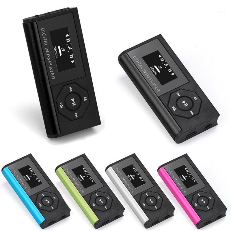 

2020 Slick stylish design Mini USB MP3 Music Media Player LCD Screen Support 16GB Micro SD TF Card#T21