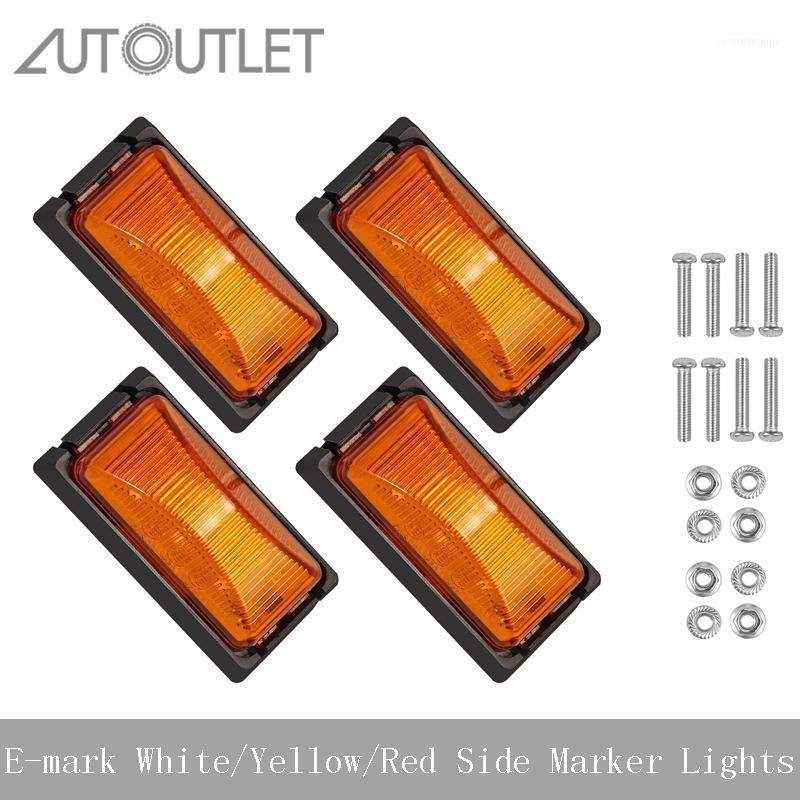 Emergency Lights 4Pcs Side 6 LED Marker Light Indicator Position Lamp 12V 24V E-mark For Trailer Van Caravan Truck Lorry Bus Car1 
Emergency Lights 4Pcs Side 6 LED Marker Light Indicator Position Lamp 12V 24V E-mark For Trailer Van Caravan Truck Lorry Bus Car1