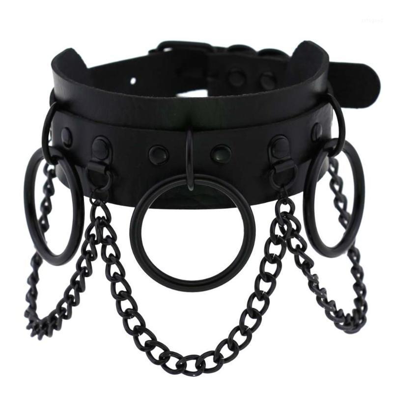 Chokers Leather Black Chains Choker Necklace Goth Punk Harajuku Sexy Vegan Collar Necklaces Studded Bondage Emo Rave Jewelry1
Chokers Leather Black Chains Choker Necklace Goth Punk Harajuku Sexy Vegan Collar Necklaces Studded Bondage Emo Rave Jewelry1