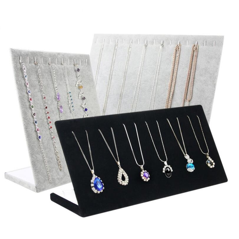 Necklace Bracelets Stand Display Full Velvet Jewelry Rack Showing Stand Storage Different Colors Show Shelf Wholesale Free Shipping 0729WH
Necklace Bracelets Stand Display Full Velvet Jewelry Rack Showing Stand Storage Different Colors Show Shelf Wholesale Free Shipping 0729WH
