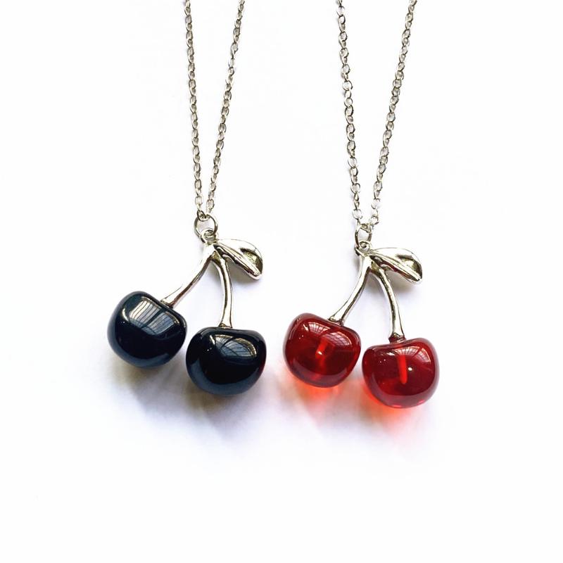 New Style Punk Red Black Cherry Pendant Metal Clavicle Chain Choker Necklace for Women Girls Birthday Party Jewellery
New Style Punk Red Black Cherry Pendant Metal Clavicle Chain Choker Necklace for Women Girls Birthday Party Jewellery