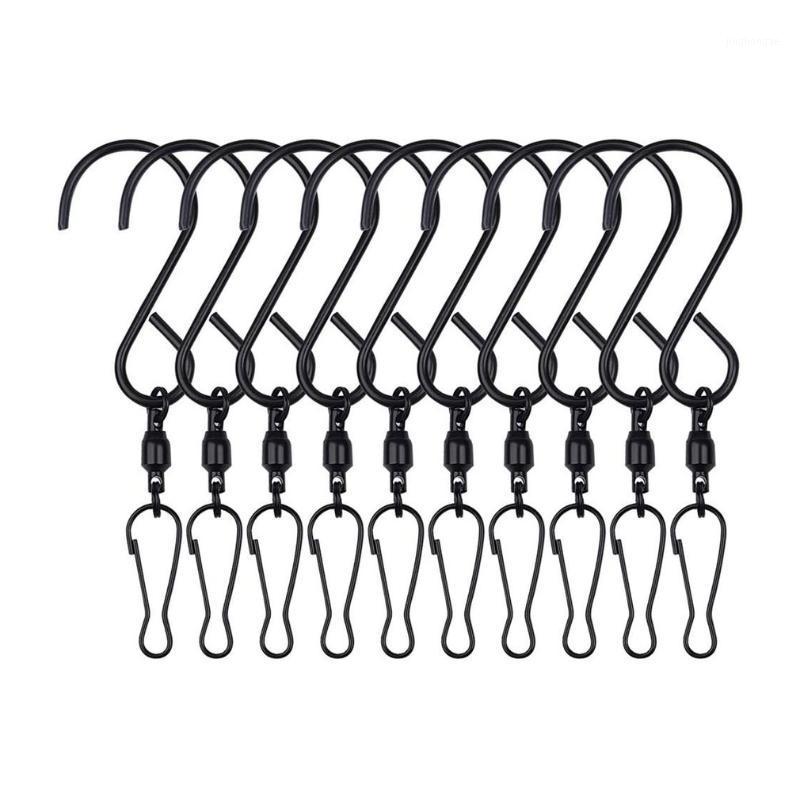 10pcs/set S-type Self Rotating Bearing Hook Stainless Steel Hanging Wind Chime Crystal Rotating Clamp Party Supplies1
10pcs/set S-type Self Rotating Bearing Hook Stainless Steel Hanging Wind Chime Crystal Rotating Clamp Party Supplies1