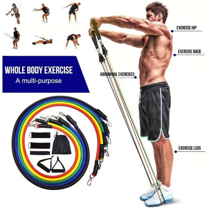 11 Pcs/set Elastic Resistance Bands Latex Tubes Pull Rope Workout Rubber Elast Band For Fitness Yoga Sports Gym Exercise Equip
11 Pcs/set Elastic Resistance Bands Latex Tubes Pull Rope Workout Rubber Elast Band For Fitness Yoga Sports Gym Exercise Equip