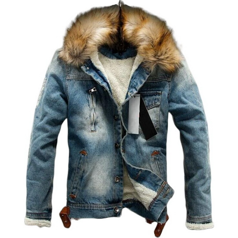 Winter Men Drop Shipping Jacket Coat Hooded Warm Denim Parkas Male Overcoat washed fur collar EENY CIG0, Black
Winter Men Drop Shipping Jacket Coat Hooded Warm Denim Parkas Male Overcoat washed fur collar EENY CIG0, Black