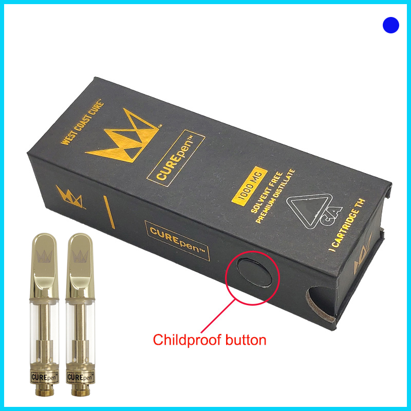 Hottest New Curepen package smart carts West Coast Cure Vape Pen Atomizer Th210 Th205 Ceramic Coils Carts with Childproof Box Stickers
Hottest New Curepen package smart carts West Coast Cure Vape Pen Atomizer Th210 Th205 Ceramic Coils Carts with Childproof Box Stickers