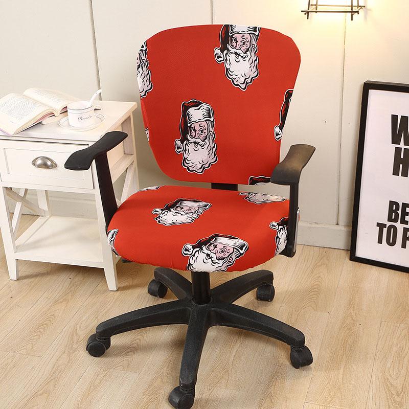 Christmas Decor Computer Seat Cover Office Armchair Stretch Seat Case Removeable Anti-Dirty Elastic Slipcovers For Chairs 
Christmas Decor Computer Seat Cover Office Armchair Stretch Seat Case Removeable Anti-Dirty Elastic Slipcovers For Chairs