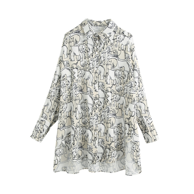 2021 New Bb 2830 Fall Europe and the United States Women's Big Yards Long Sleeve Female Elephant Print Shirt 6haz, See chart
2021 New Bb 2830 Fall Europe and the United States Women's Big Yards Long Sleeve Female Elephant Print Shirt 6haz, See chart