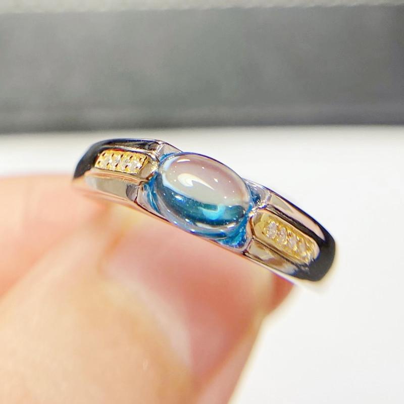 Cluster Rings Men Ring Natural Real Blue Topaz Per Jewelry 5*7mm 1.1ct Gemstone 925 Sterling Silver Fine For Or Women Q2142328, Golden;silver
Cluster Rings Men Ring Natural Real Blue Topaz Per Jewelry 5*7mm 1.1ct Gemstone 925 Sterling Silver Fine For Or Women Q2142328, Golden;silver