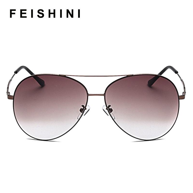 Feishini 2021 Metal Frame Big Pilot Sunglasses Women Brand Designer Fashion Gradient Lens Unisex Sun Glasses Man Stylish Shades
Feishini 2021 Metal Frame Big Pilot Sunglasses Women Brand Designer Fashion Gradient Lens Unisex Sun Glasses Man Stylish Shades